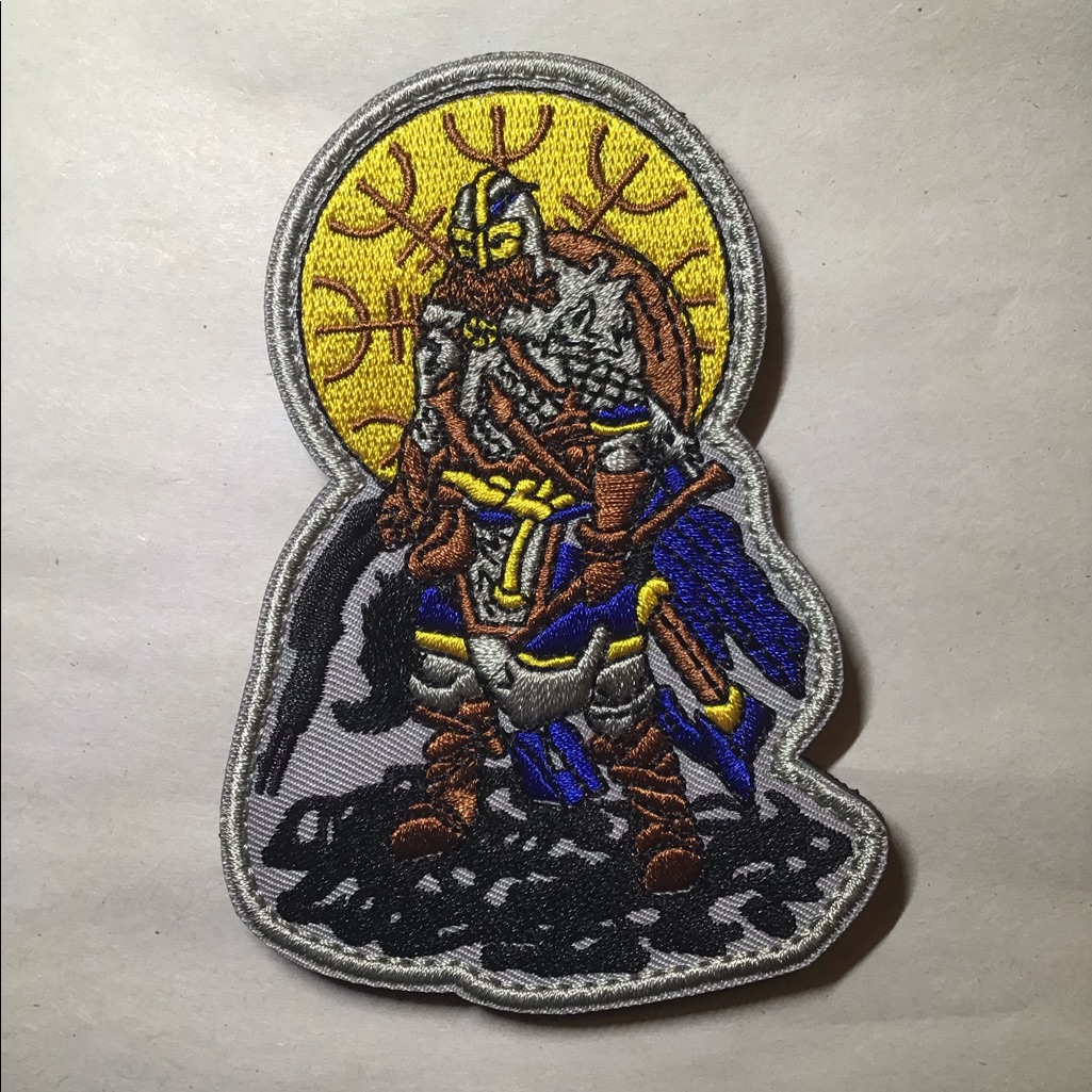 Militant Viking Hook And Loop Patch